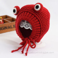 Cartoon Frog Animal Shape Pet Knitted Woolen Hat